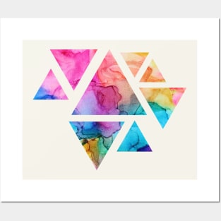 Triangle Colors at Play Posters and Art